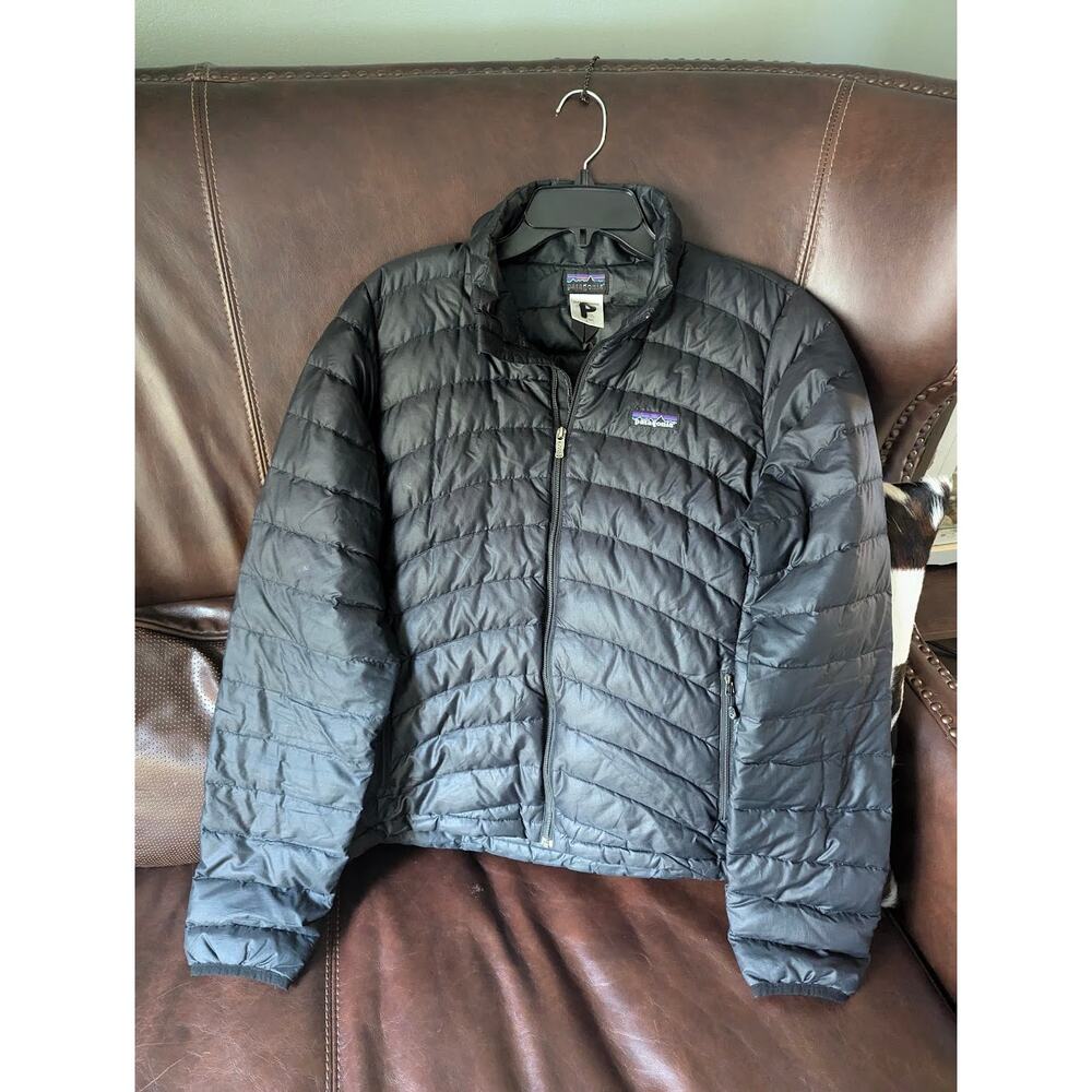 Patagonia Women's Puffer Down Jacket BLACK LARGE